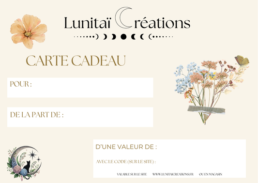 Carte cadeau